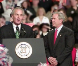 City of Youngstown Mayor and George Bush